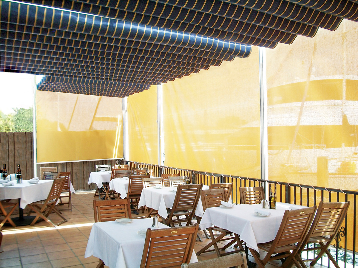 Canopies for a Dining Establishment  