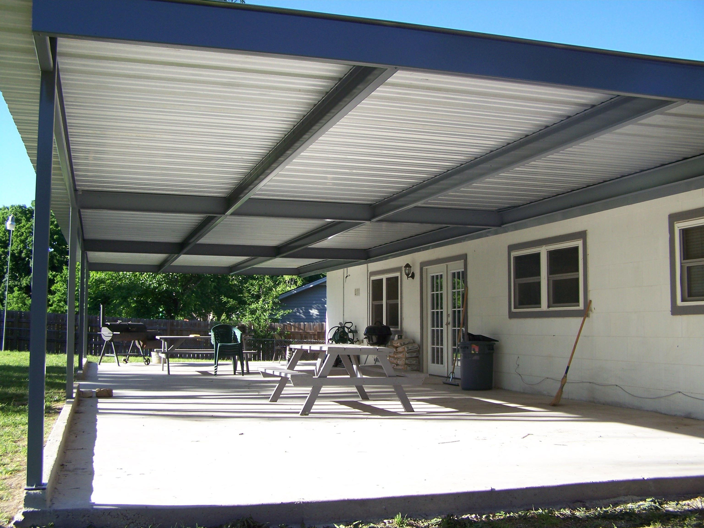Well-Covered Outdoor Area