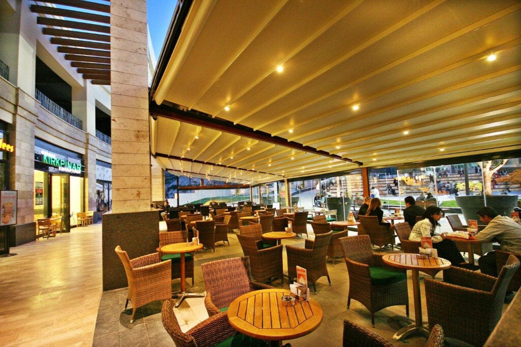 Outdoor Area of a Restaurant