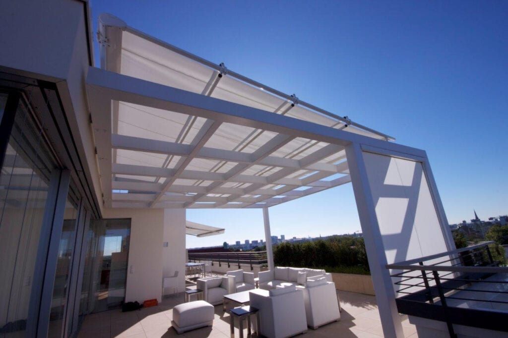 A Canopy Covering the Outdoor Space