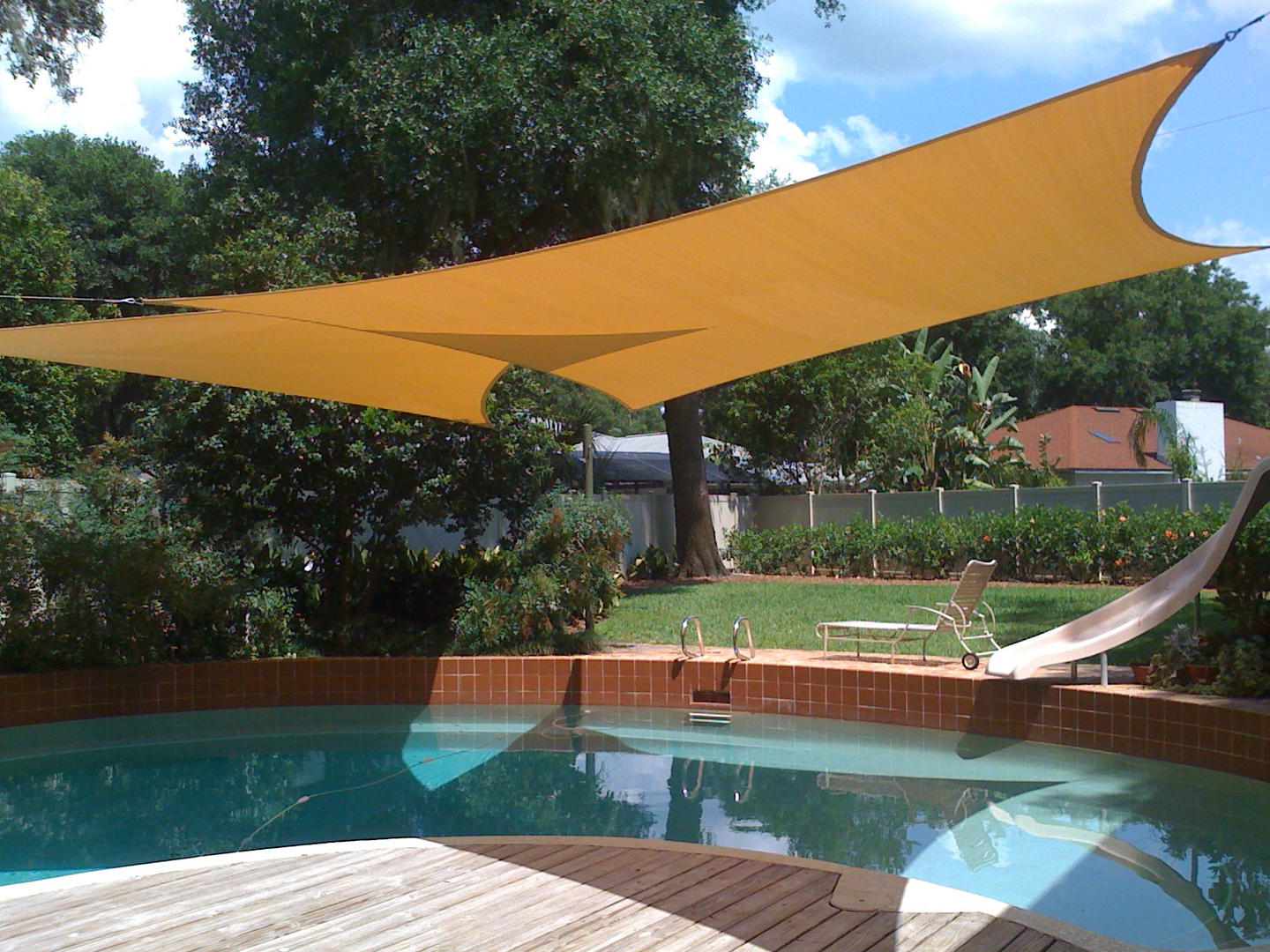 Canopies Over a Pool